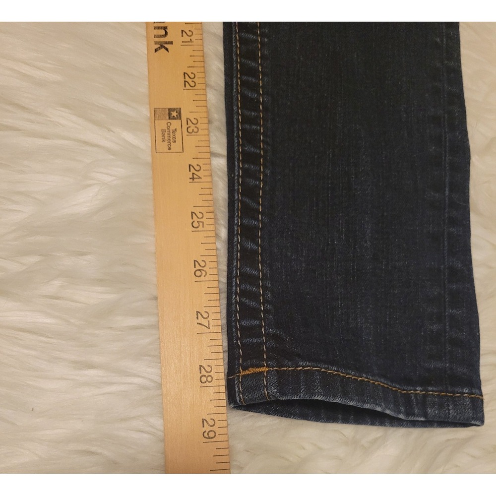 Miss Me Jeans Women's 27 Dark Wash Denim Mid Rise Skinny Stretch Denim - Picture 6 of 10